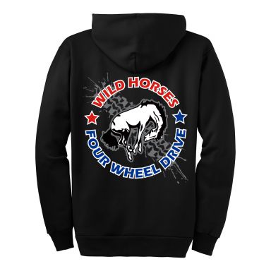 WILD HORSES Motorsports Black Hoodie